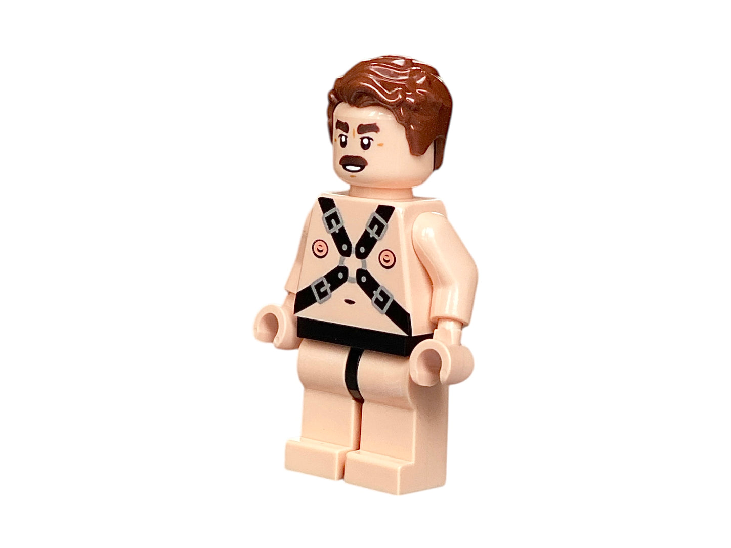 Naked male stripper building block figure