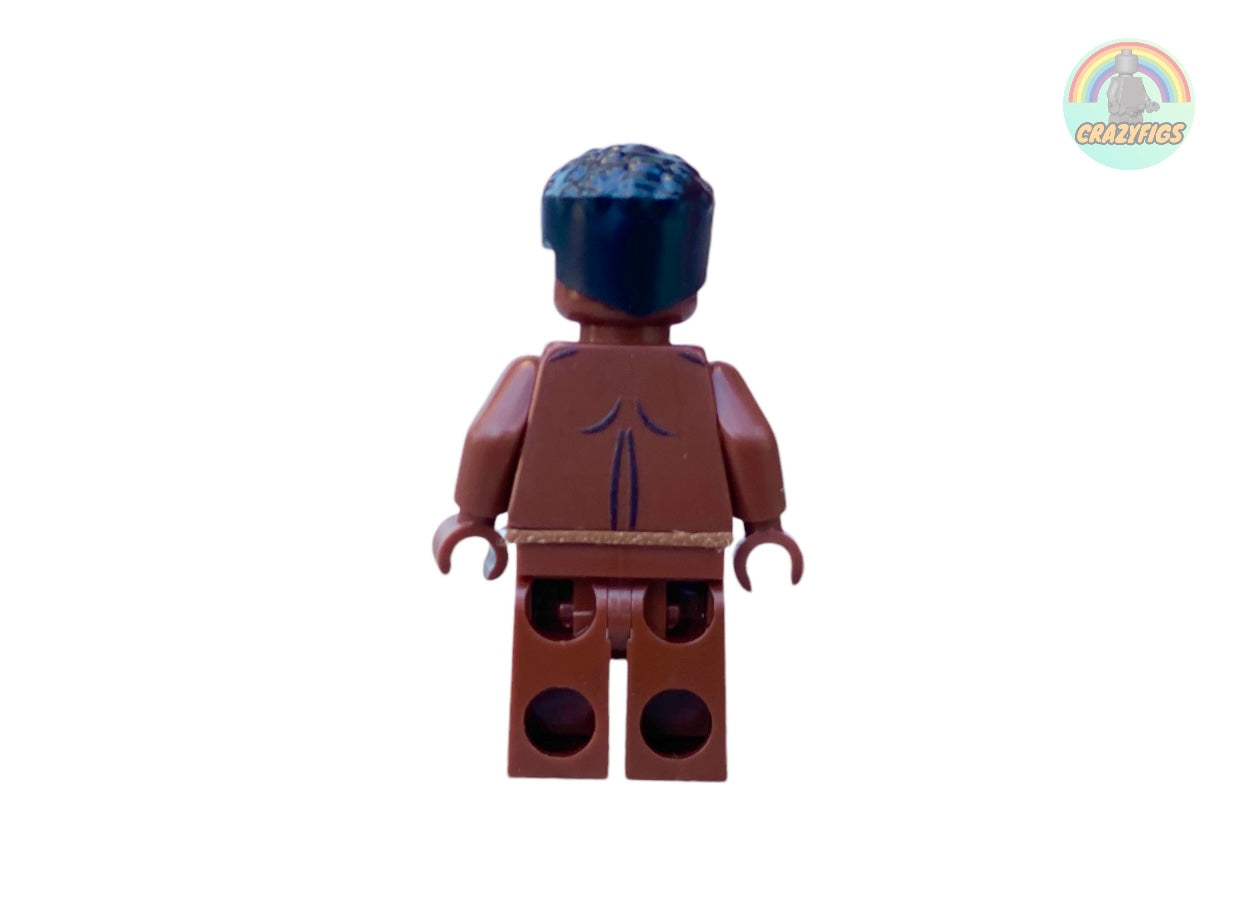 Naked Lego Minifigure with Genitals - reddish brown