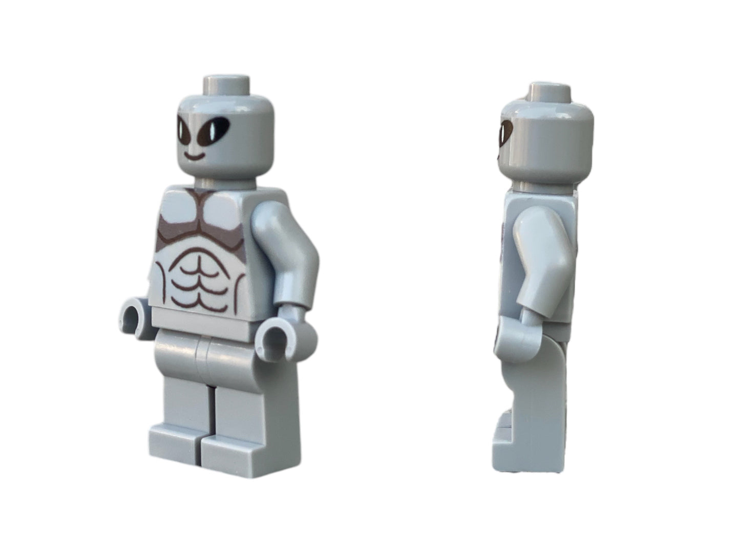 Gray Alien building block figure