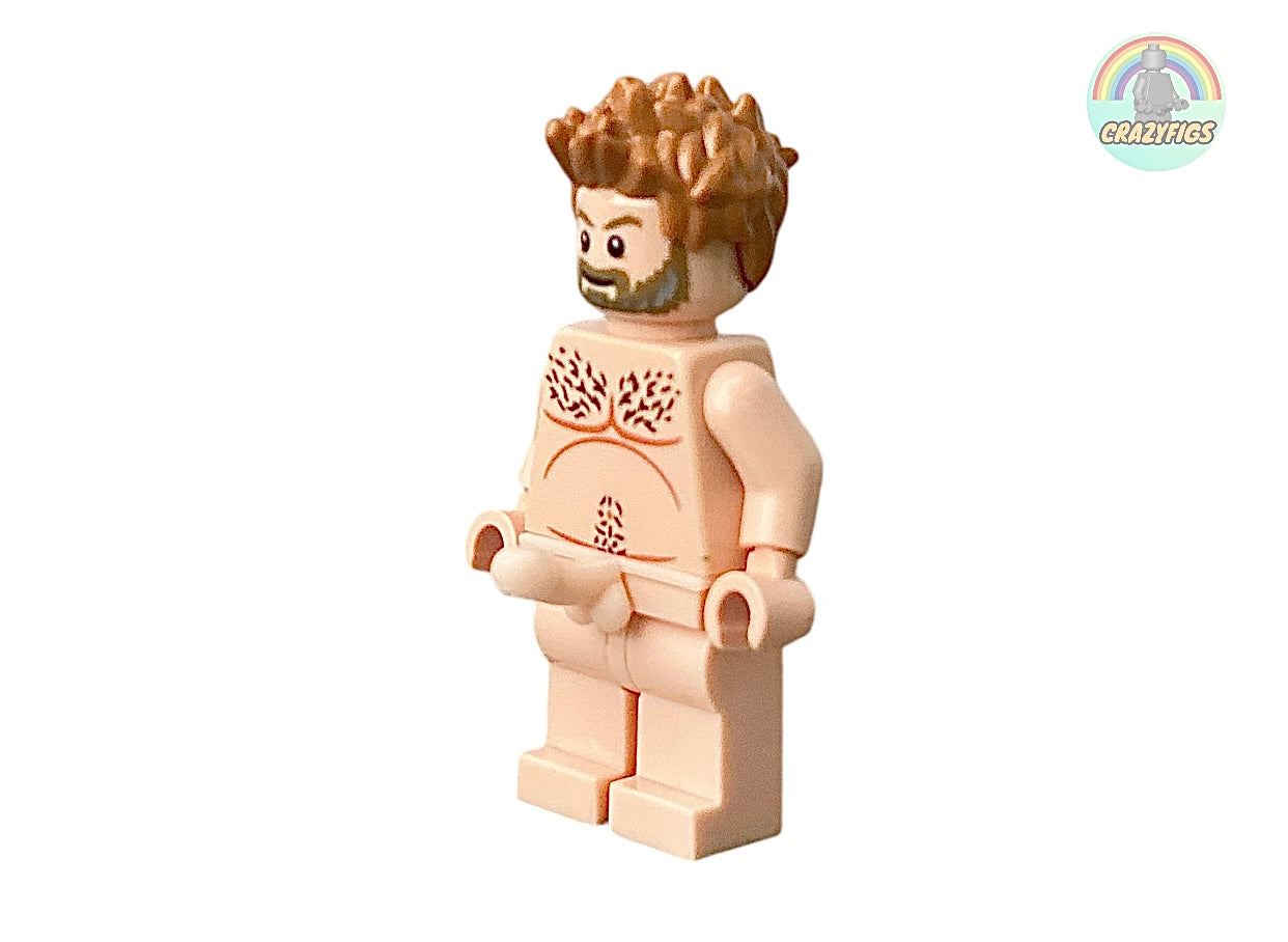 Naked Lego minifigure with genitals and body hair