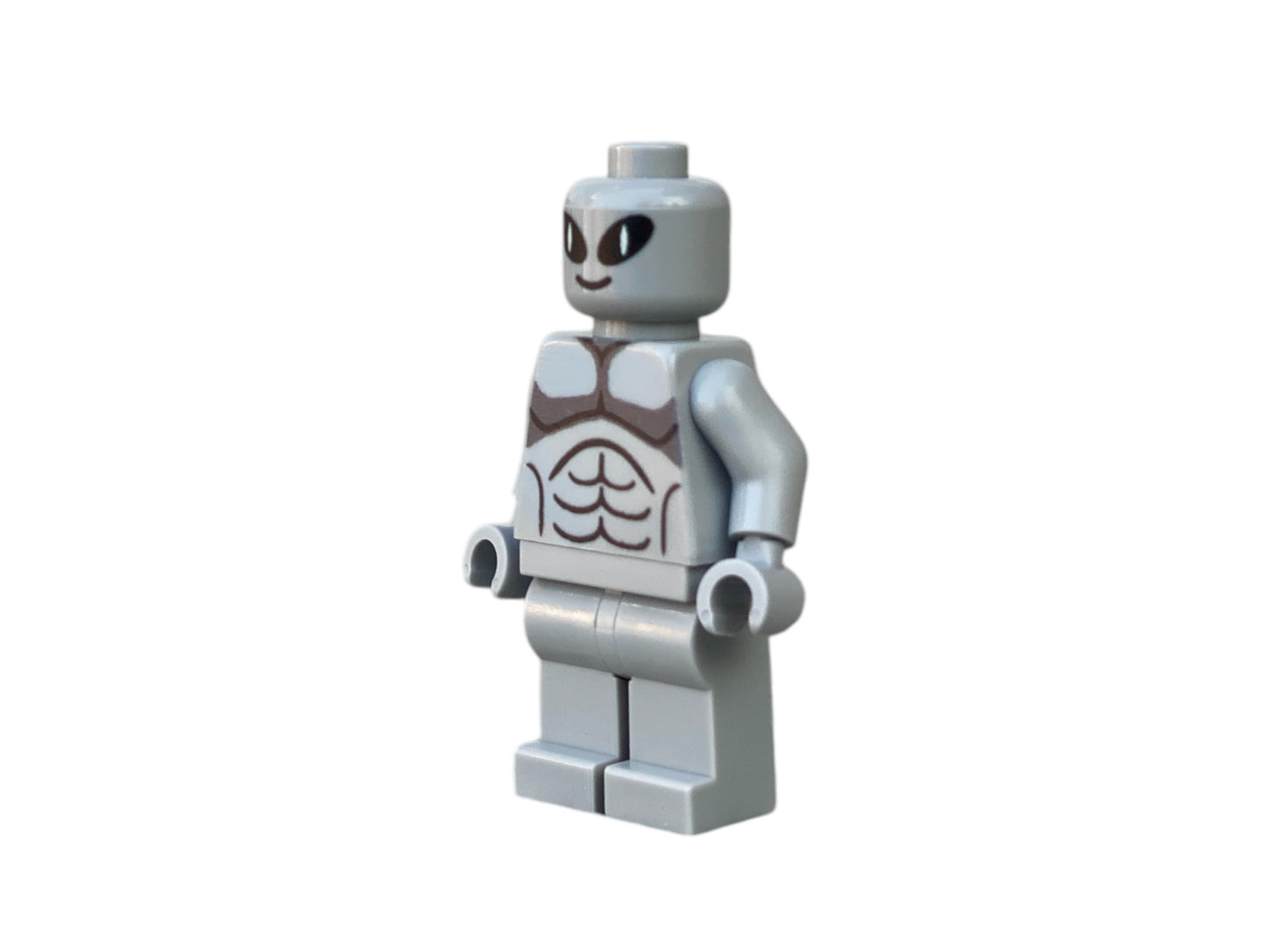 Gray Alien building block figure