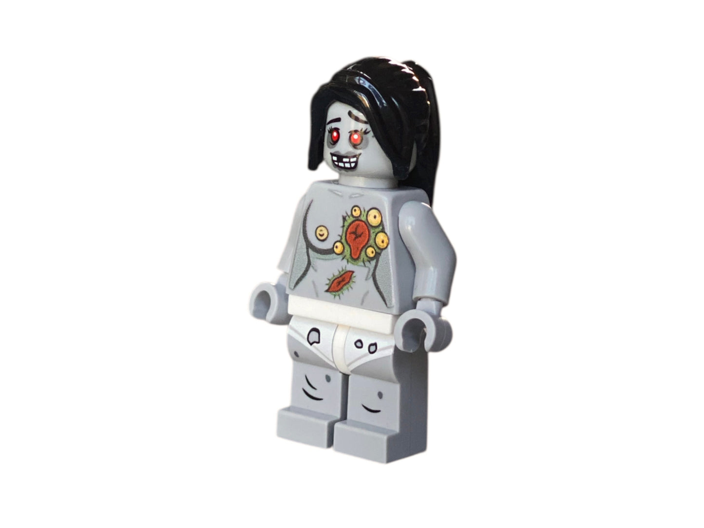 Infected Zombie Building Block Figure