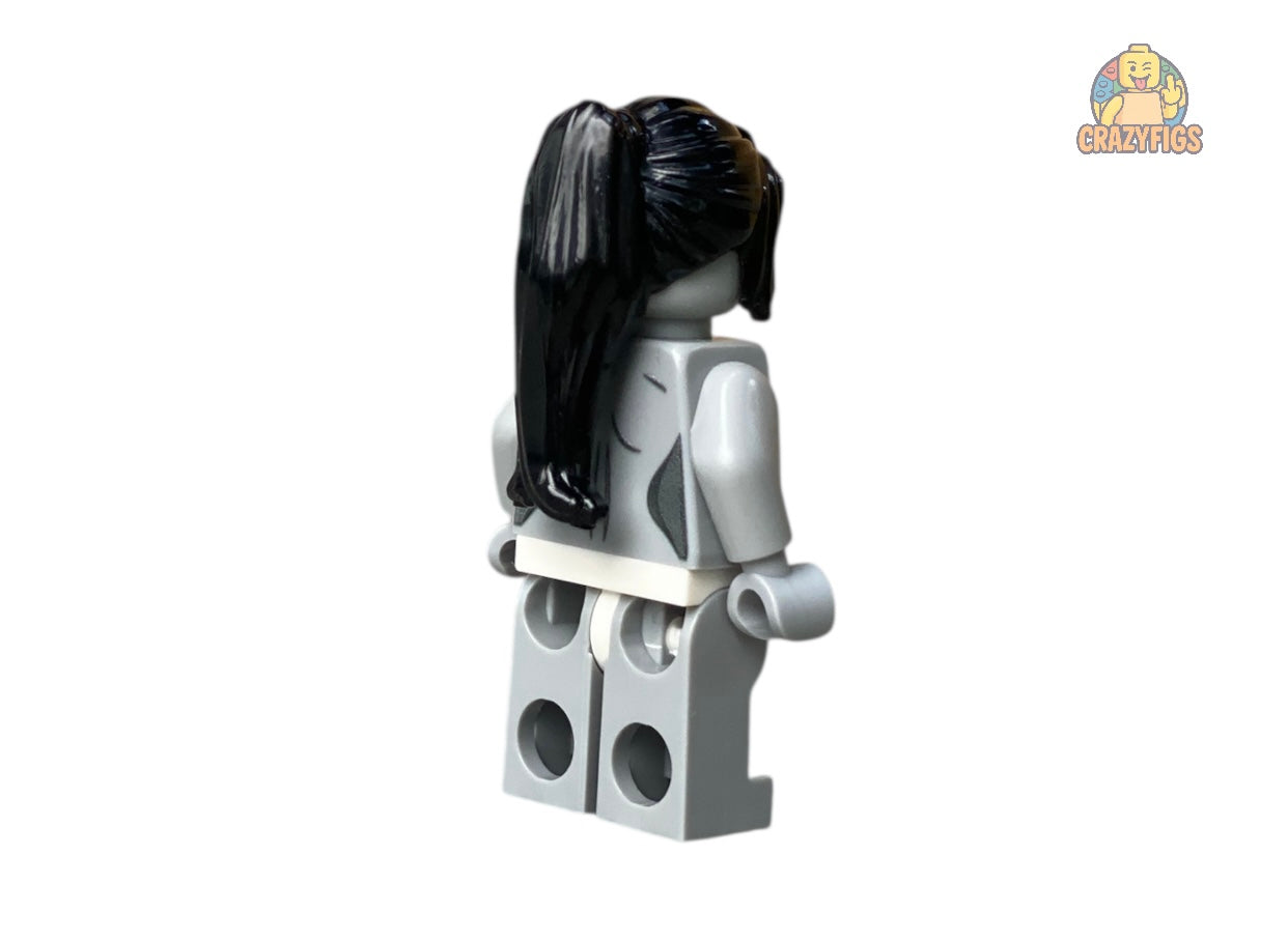 Naked zombie building block figure