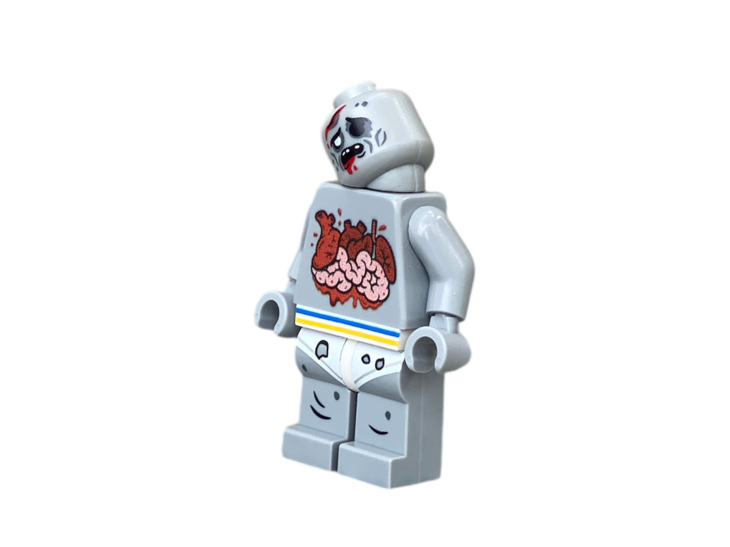 Zombie building block figure