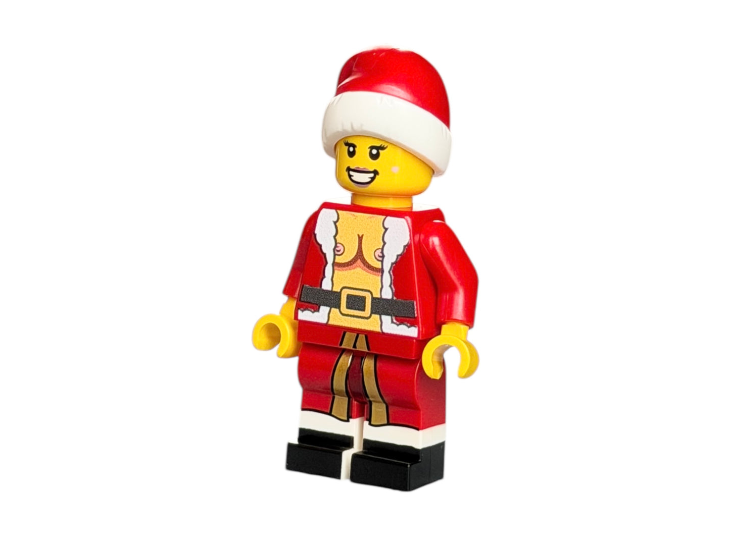 Sexy Santa Claus building block figure - yellow