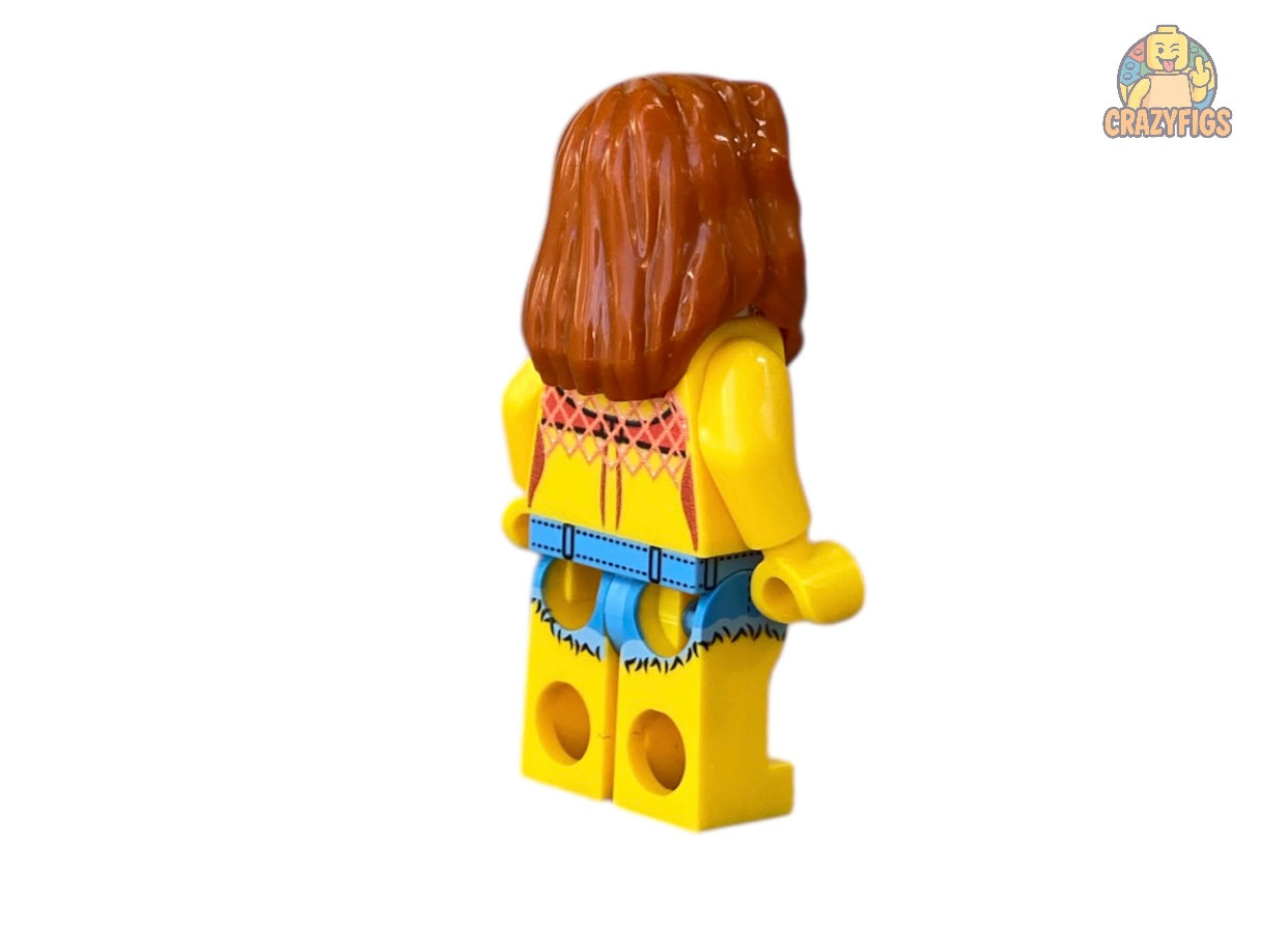 Sexy Spring Break building block figure in hot pants