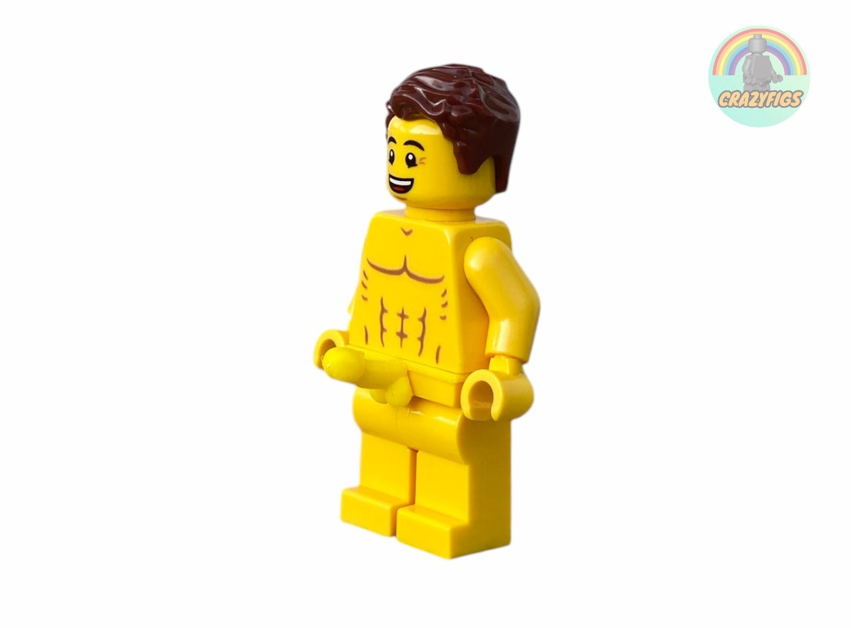Naked Lego Minifigure with Penis - yellow