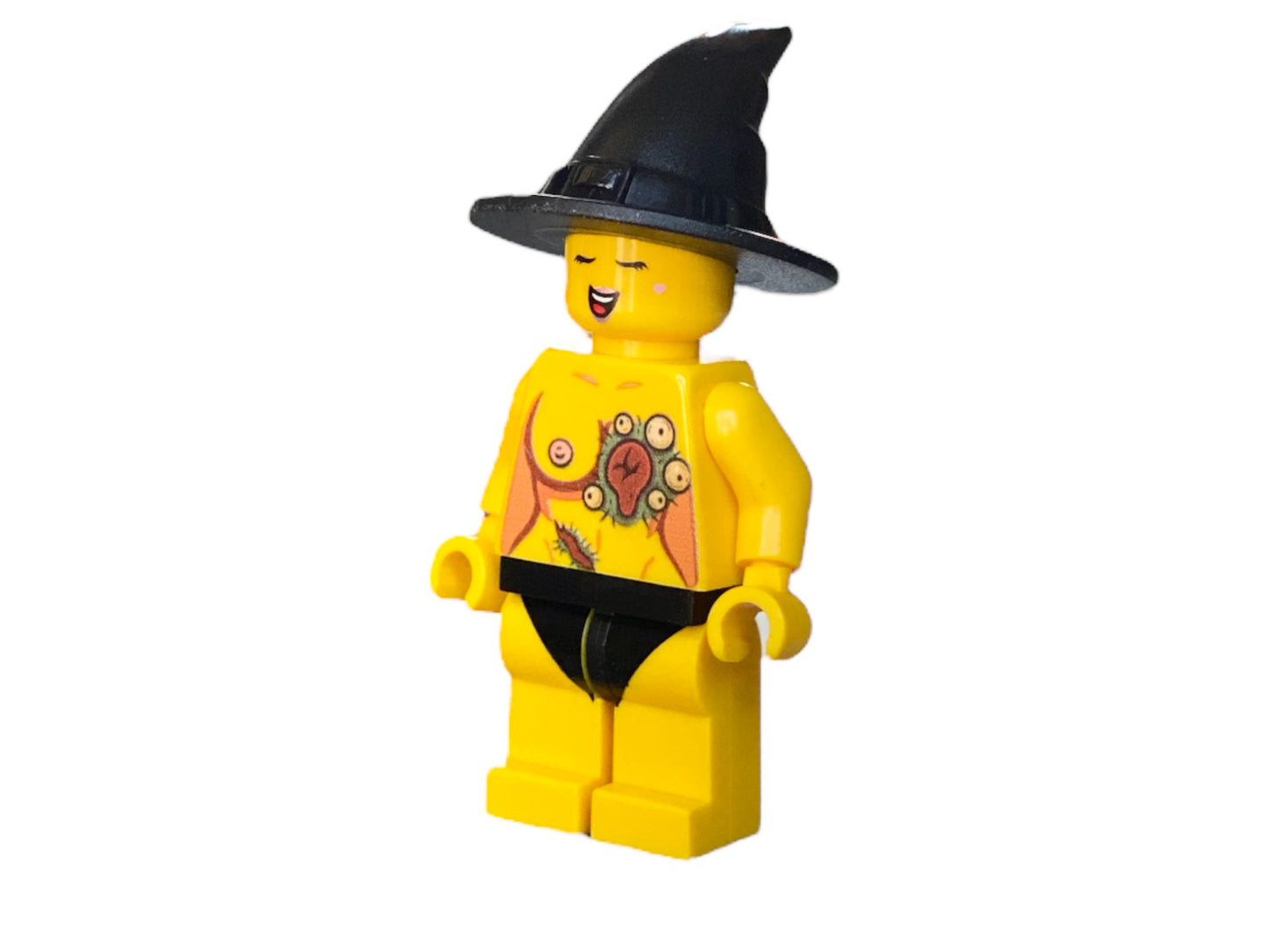 Infected Witch Building Block Figure