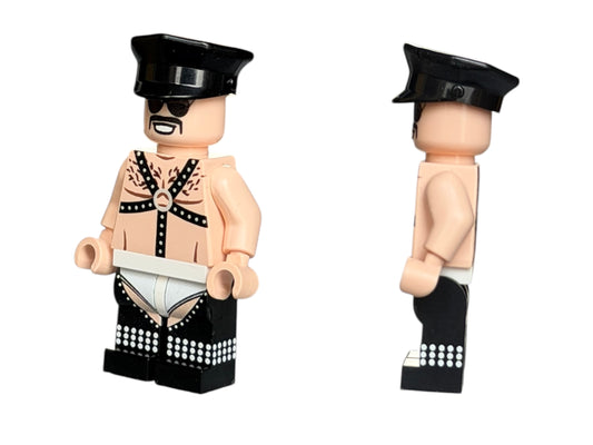 Sexy stripper building block figure