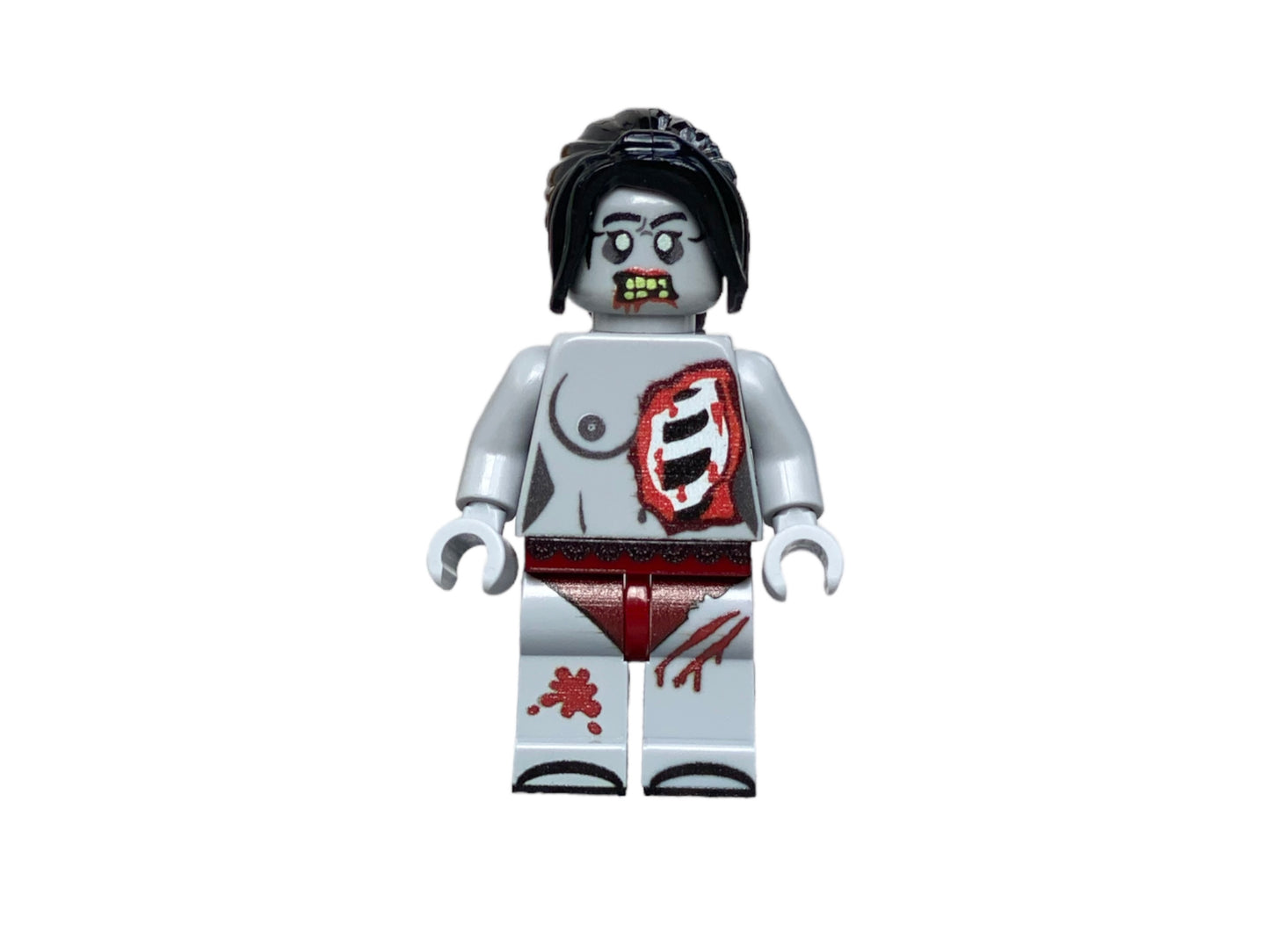 Nackte Lego Zombie Minifigur