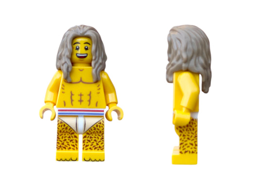 Männliche Lego Minifigur mit Behaarung