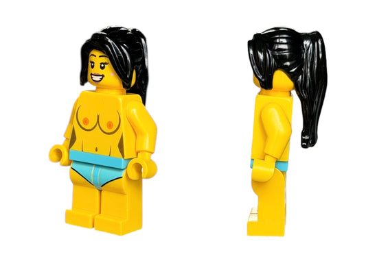 Naked building block figure with breasts V2
