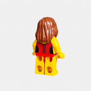 Showgirl in Corset Building Block Figure