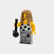 Hippie building block figure with random pipe