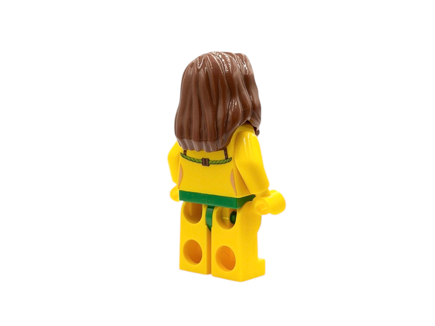 Hula Dancer Hawaii Style Building Block Figure - bright yellow