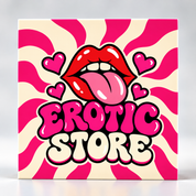 Erotic Store - 5 x 5 Building Plate