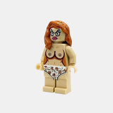 Sexy Redhead Diva Building Block Figure