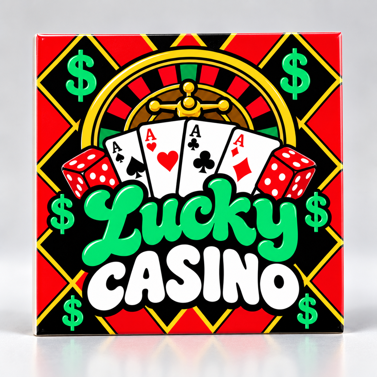 Casino - 5 x 5 building plate