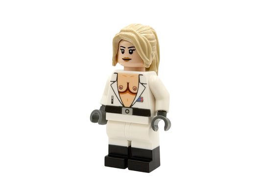 Sexy Galaxy Officer Building Block Figure - white