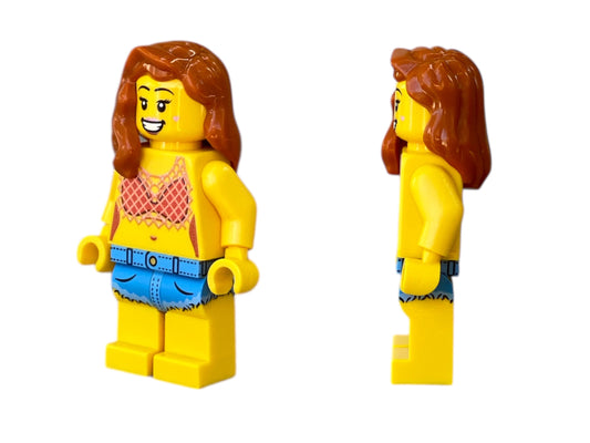 Sexy Spring Break Bausteinfigur in Hotpants