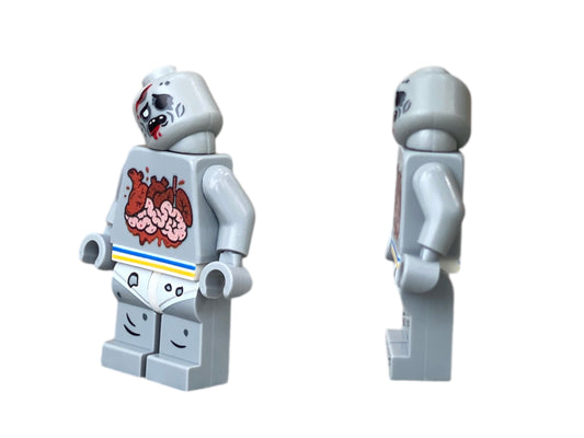 Zombie building block figure