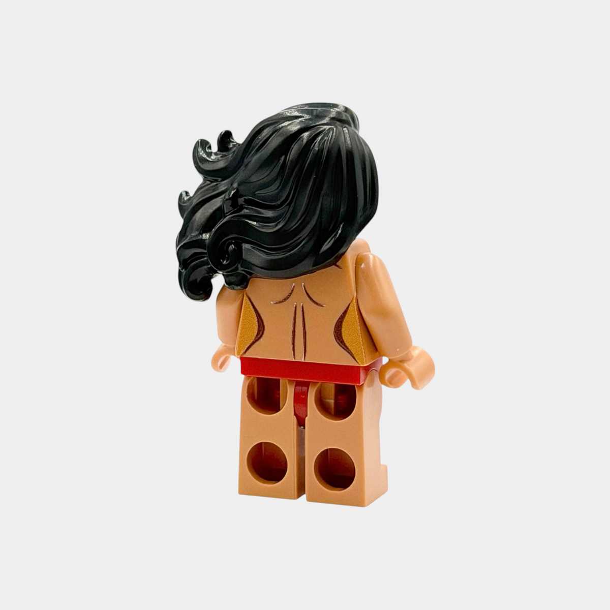 Naked block figure with breasts - nougat