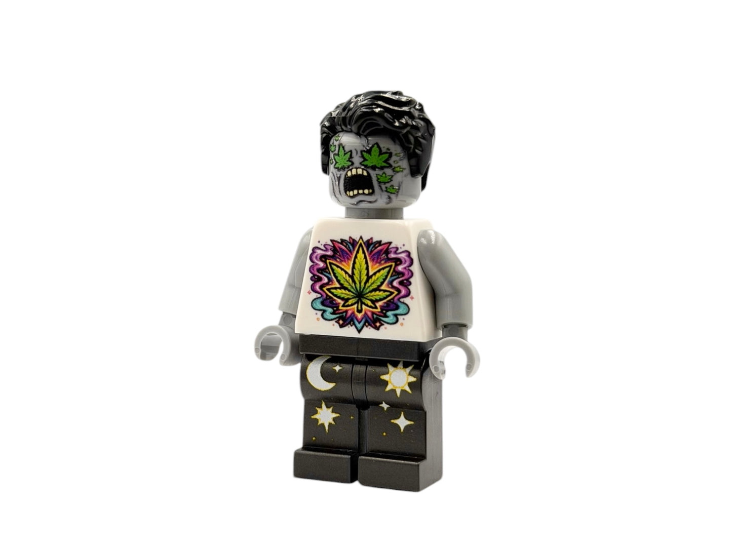 Stoner Zombie Building Block Figure