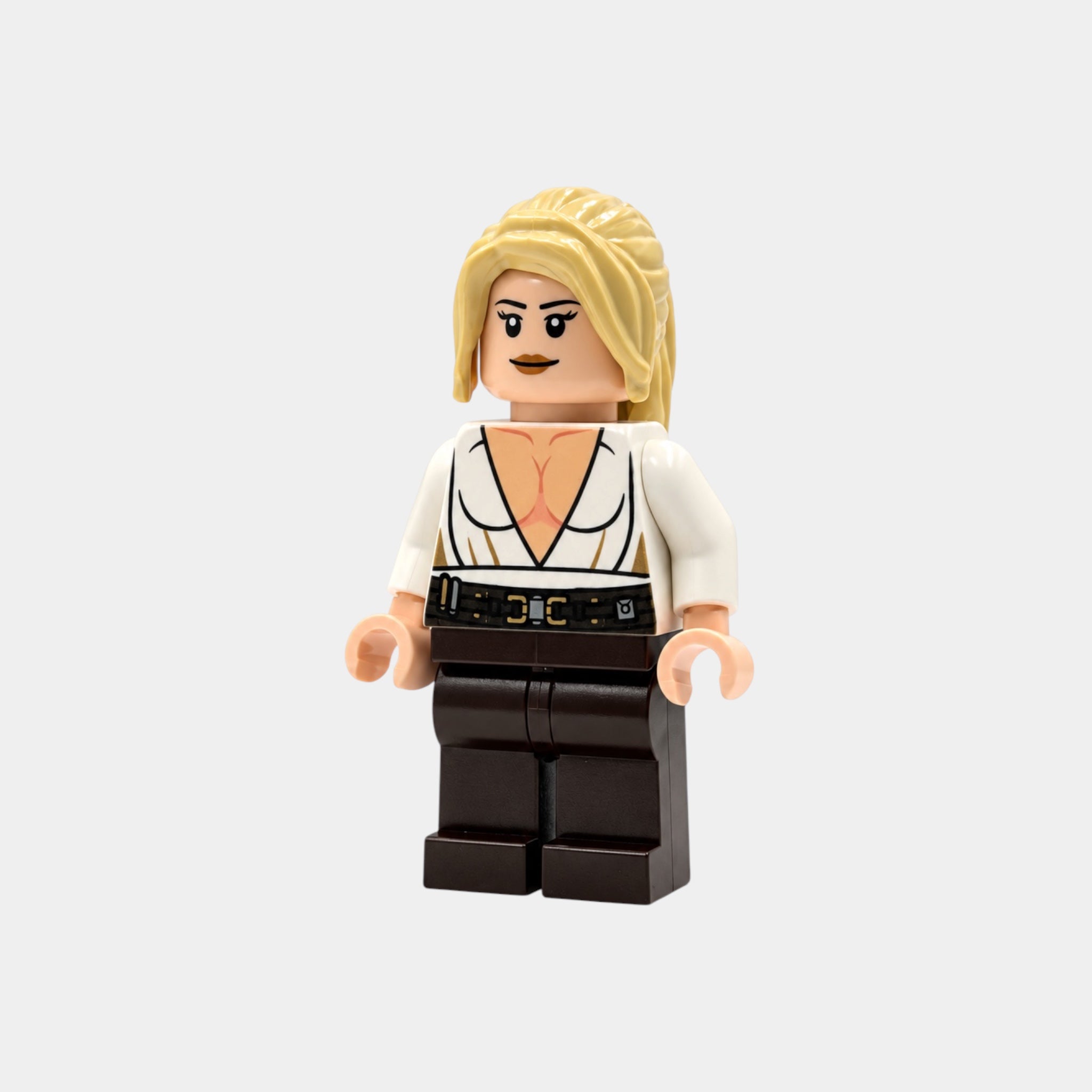 Sexy lightsaber warrior building block figure