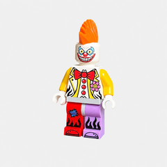 Creepy Clown Brick Figure