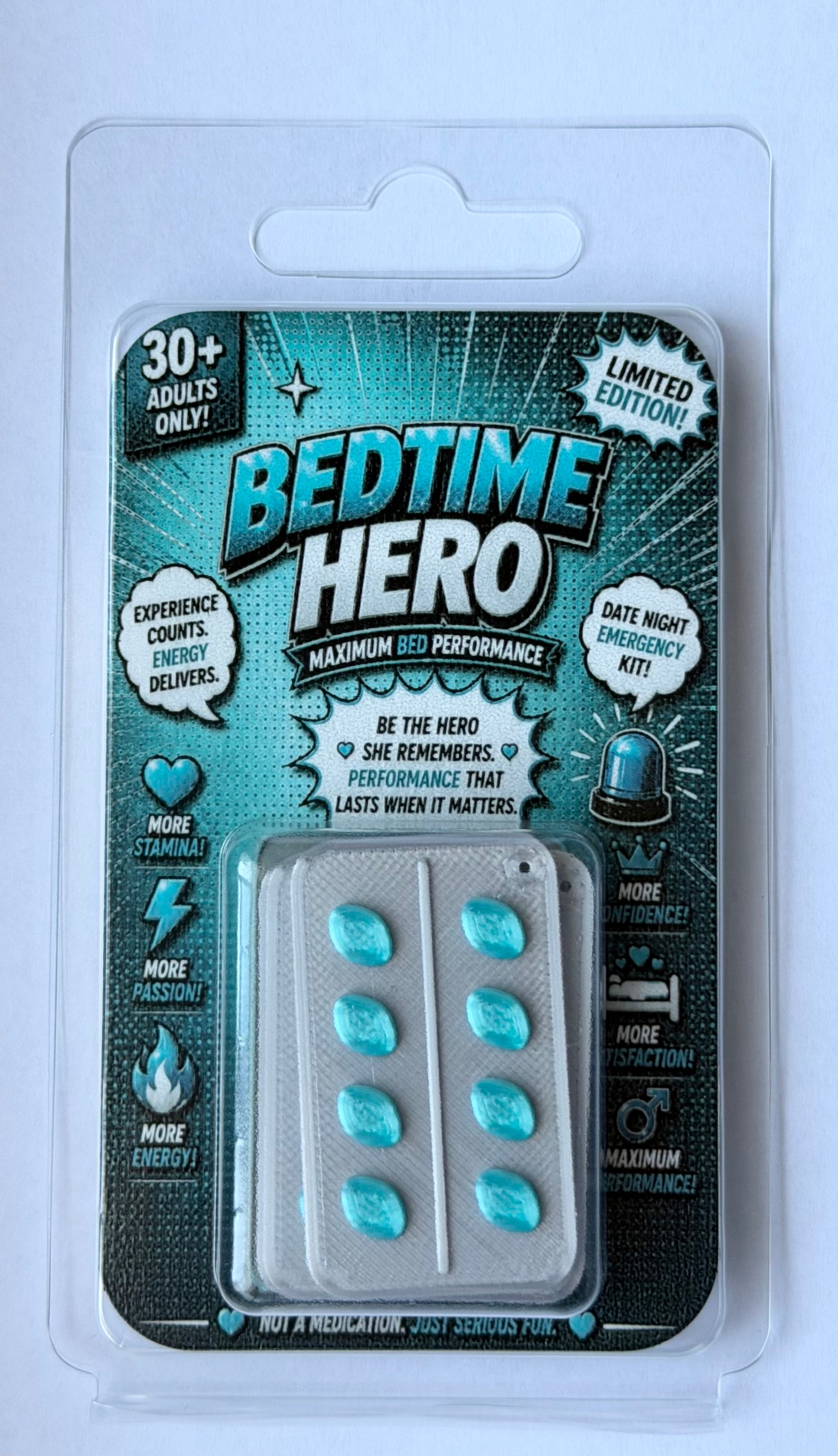 Joke Viagra Pill - with blister packaging