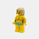 Classic Topless Babe Building Block Figure