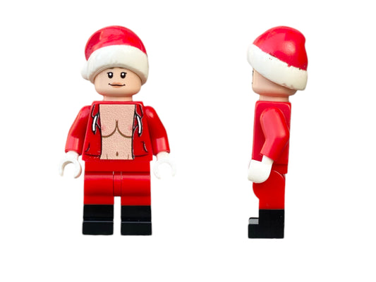 Santa Babe Lego Minifigur mit Brüsten - Limitierte Weihnachtskollektion