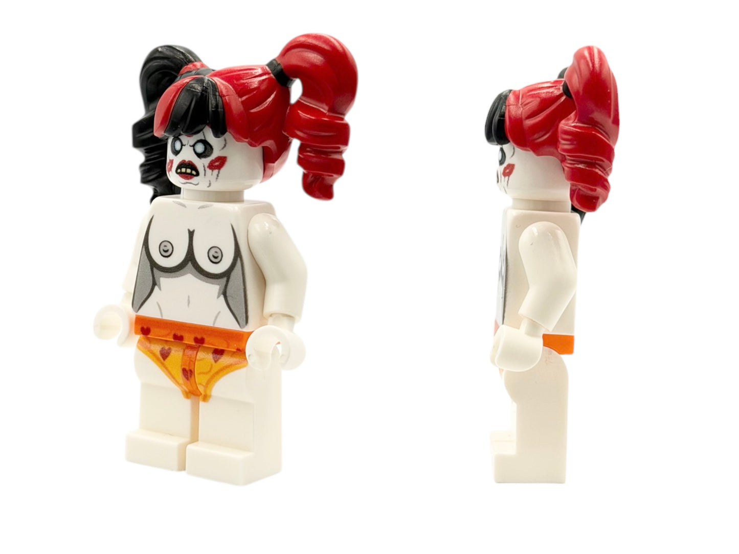 Sexy Zombie Clown Girl Building Block Figure