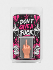 Middle finger gag gift - pink
