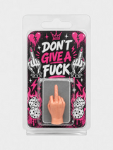 Middle finger gag gift - pink