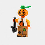 Stoned Pumpkin building block figure with random pipe