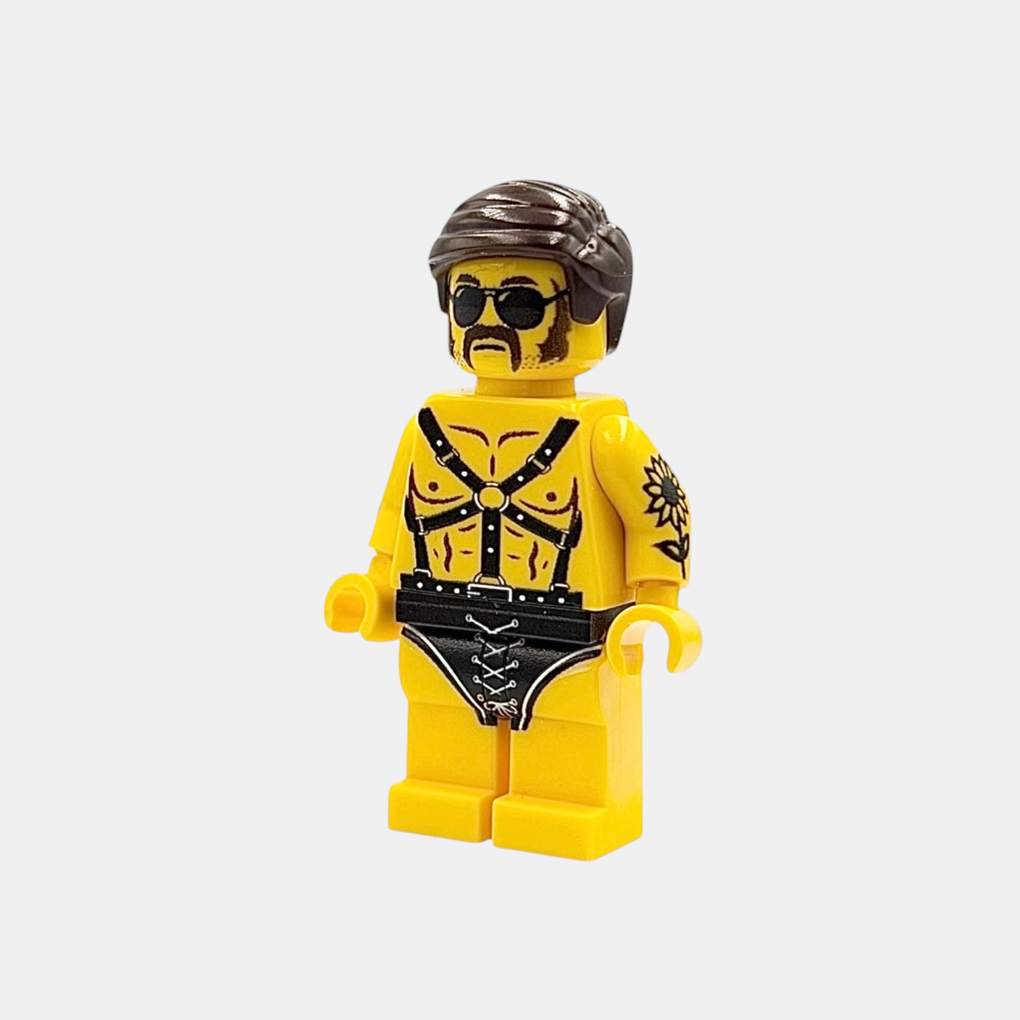 Sexy stripper building block figure