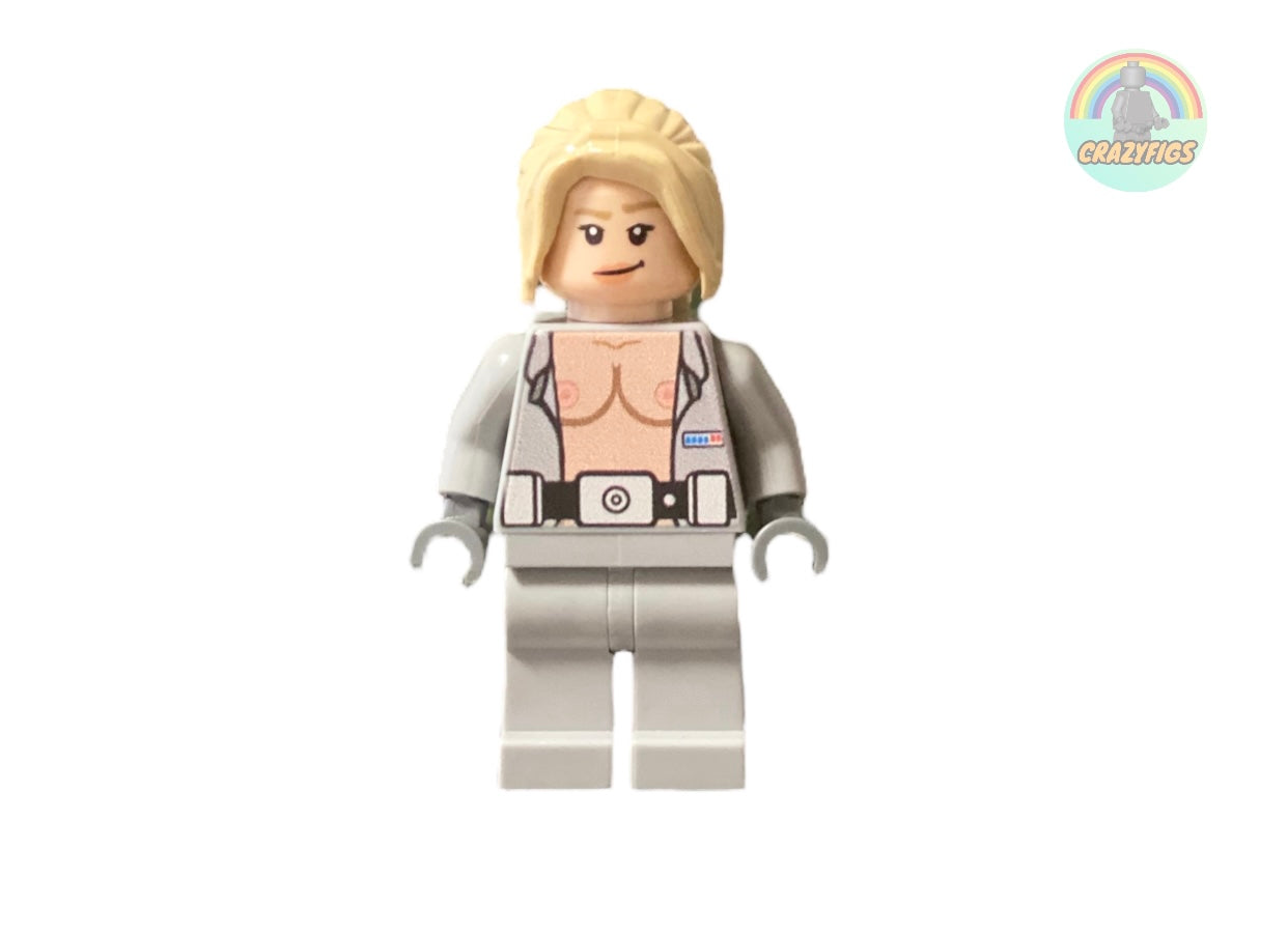 Lego SW - Imperialer Officer Minifigur, light nougat