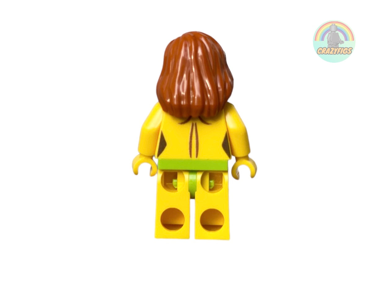 Nackte Lego Minifigur mit Brüsten - gelb