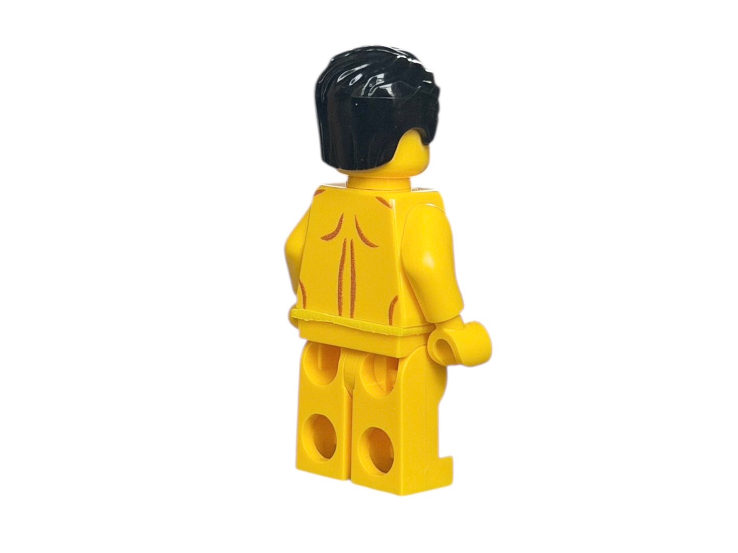 Naked building block figure with penis