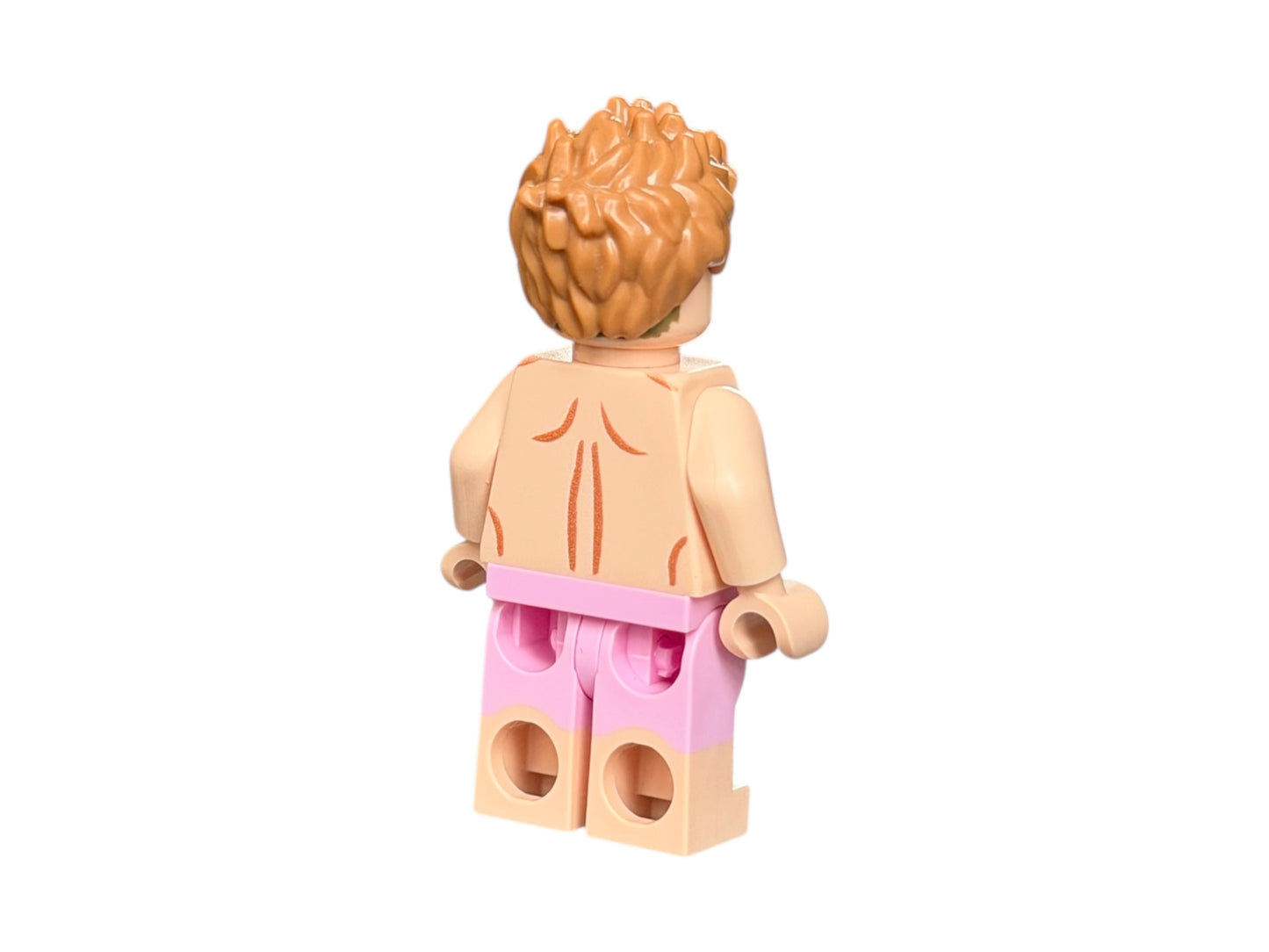 Naked male building block figure in boxer shorts