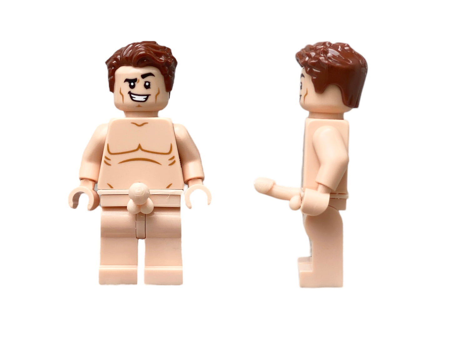 Naked Lego minifigure with penis