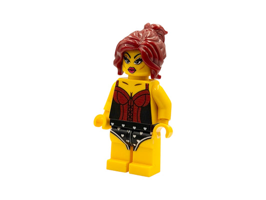 Showgirl in Corset Building Block Figure