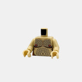 Hairy Male Torso - brick yellow