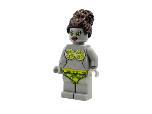 Lady Lime Building Block Figure - The Queen of Cocktails - Grey