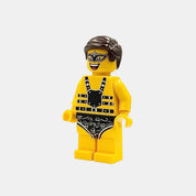 Showboy in Leather Look Building Block Figure
