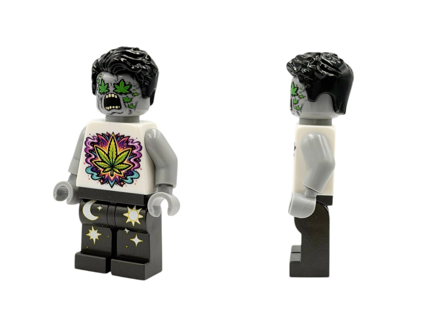 Stoner Zombie Building Block Figure