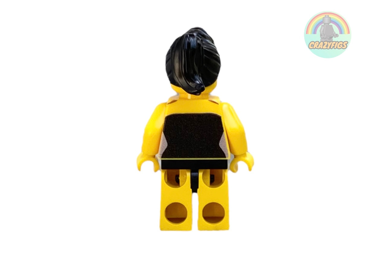 Dominatrix Lego minifigure with whip