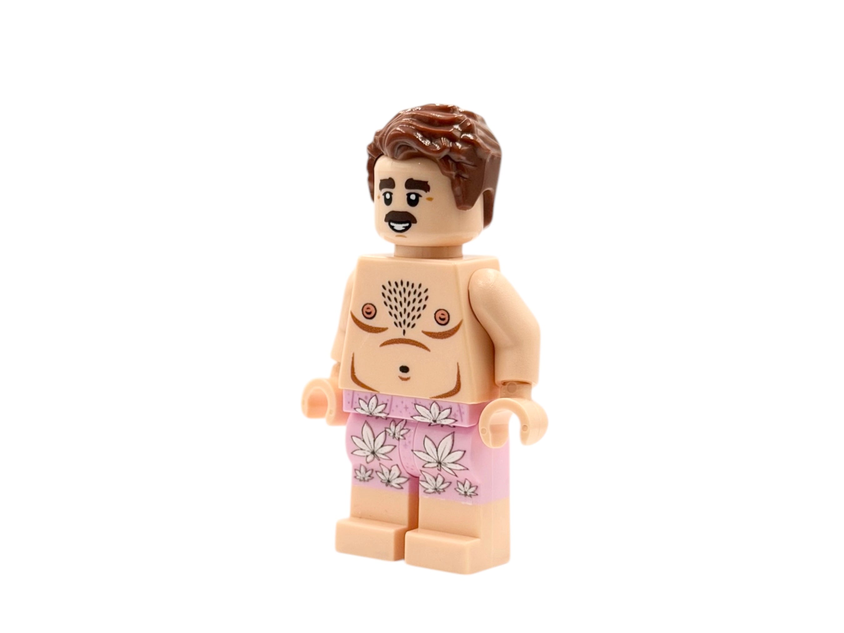 420 Brick figure with swim shorts
