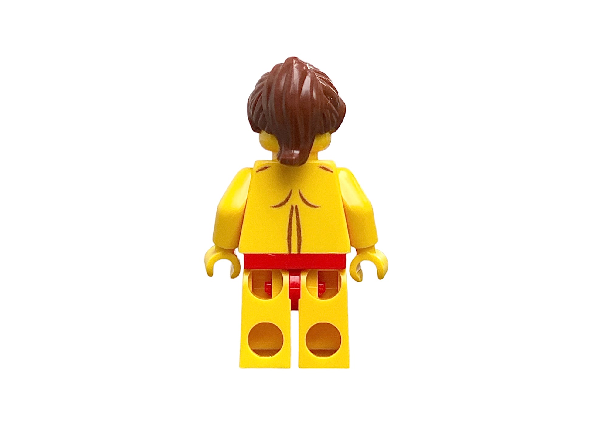 Naked Lego minifigure with hanging breasts